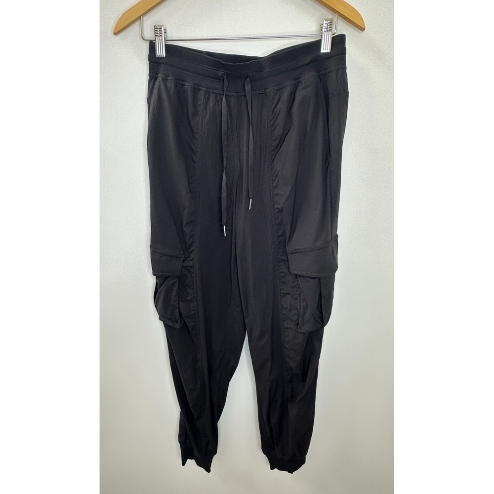 Lululemon Dance Studio Relaxed-Fit Mid-Rise Cargo Jogger Pants Black Size Small - Picture 11 of 11